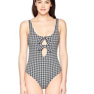 Mara Hoffman Maven Black White Gingham One Piece